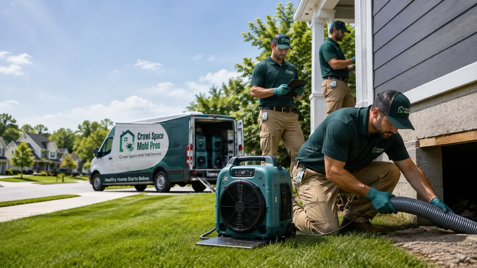 Crawl Space Mold Removal in Sugarcreek, OH